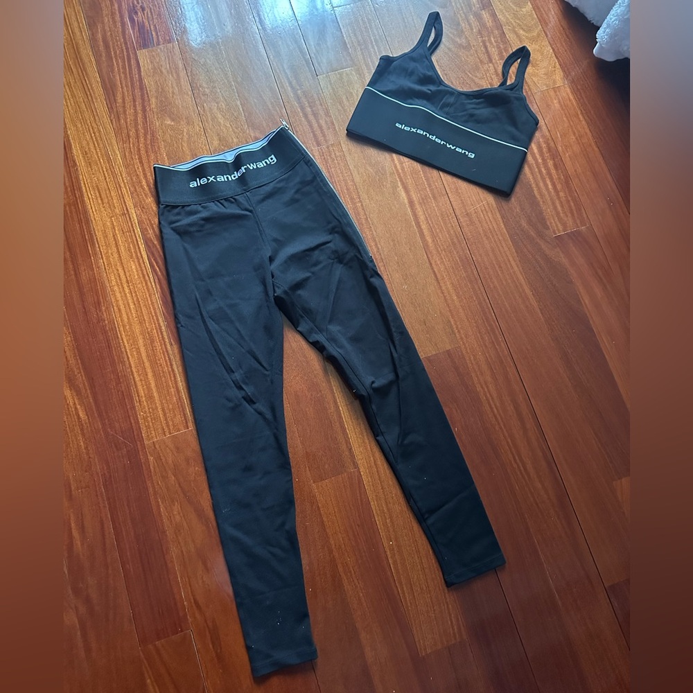 Alexander Wang Black Sportswear Set